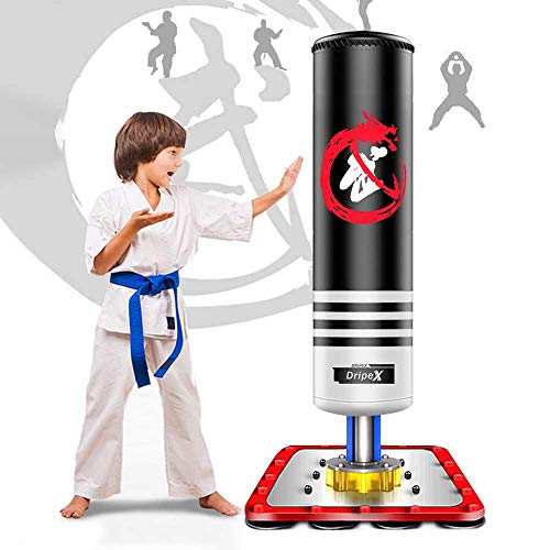 Dripex Boxsack Kinder Freistehender Standboxsack Boxpartner Boxing Trainer Punching Bag, für Taekwondo, Schwarz Dripex Boxsack Kinder Freistehender Standboxsack Boxpartner Boxing Trainer Punching Bag, für Taekwondo, Schwarz von Dripex