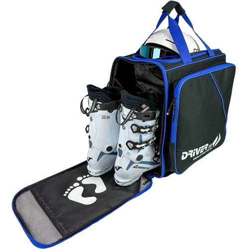 Driver13 Skistiefelrucksack mit Helmfach schwarz-blau Driver13 Skistiefelrucksack mit Helmfach schwarz-blau von Driver13