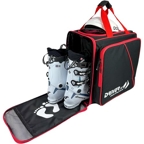 Driver13 Skistiefelrucksack mit Helmfach schwarz-rot Driver13 Skistiefelrucksack mit Helmfach schwarz-rot von Driver13