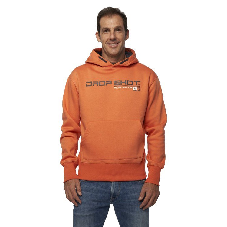 Drop Shot Argon Hoodie Orange XS Mann von Drop Shot