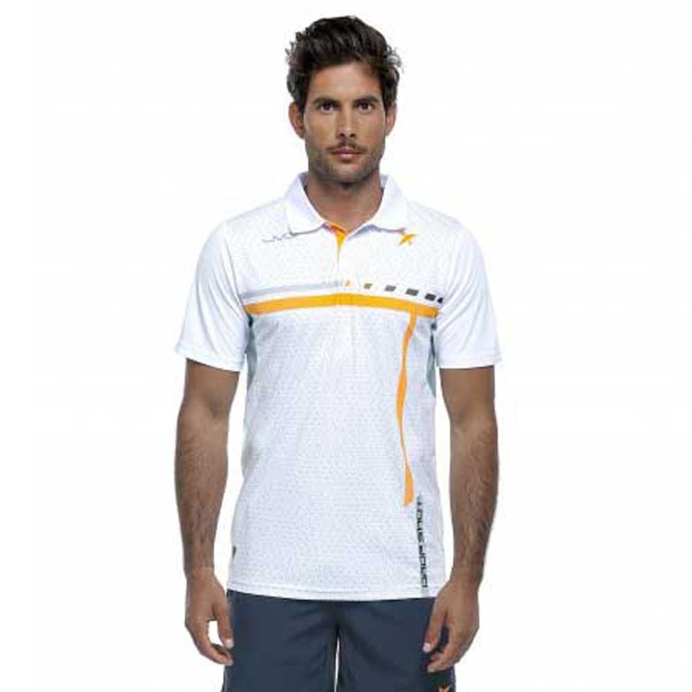 Drop Shot Argon Short Sleeve Polo Weiß XS Mann von Drop Shot