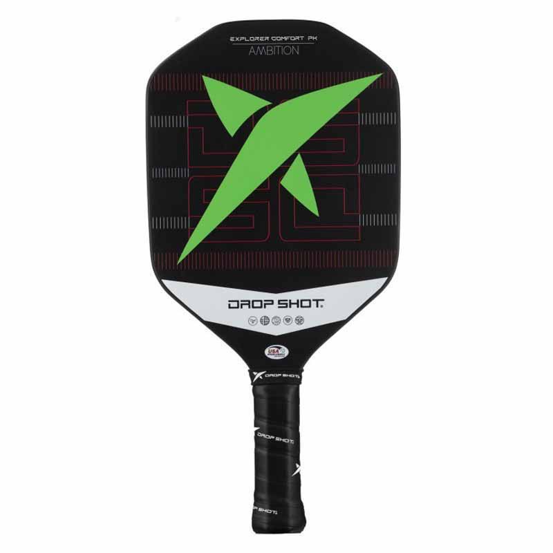 Drop Shot Explorer Comfort Pickleball Paddle Schwarz Drop Shot Explorer Comfort Pickleball Paddle Schwarz von Drop Shot