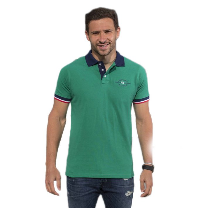 Drop Shot Fuster Short Sleeve Polo Grün 2XL Mann von Drop Shot