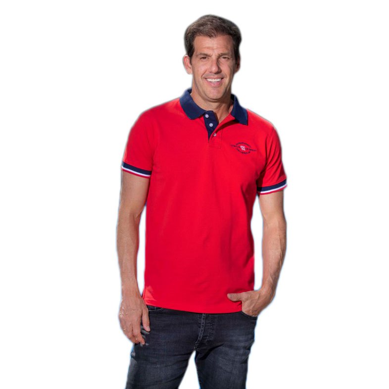 Drop Shot Fuster Short Sleeve Polo Rot L Mann von Drop Shot