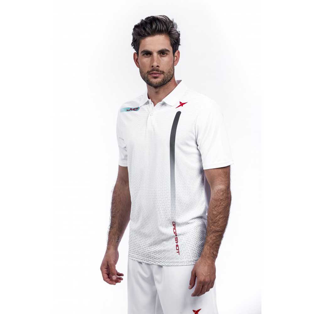 Drop Shot Mylar Short Sleeve Polo Weiß S Mann Drop Shot Mylar Short Sleeve Polo Weiß S Mann von Drop Shot