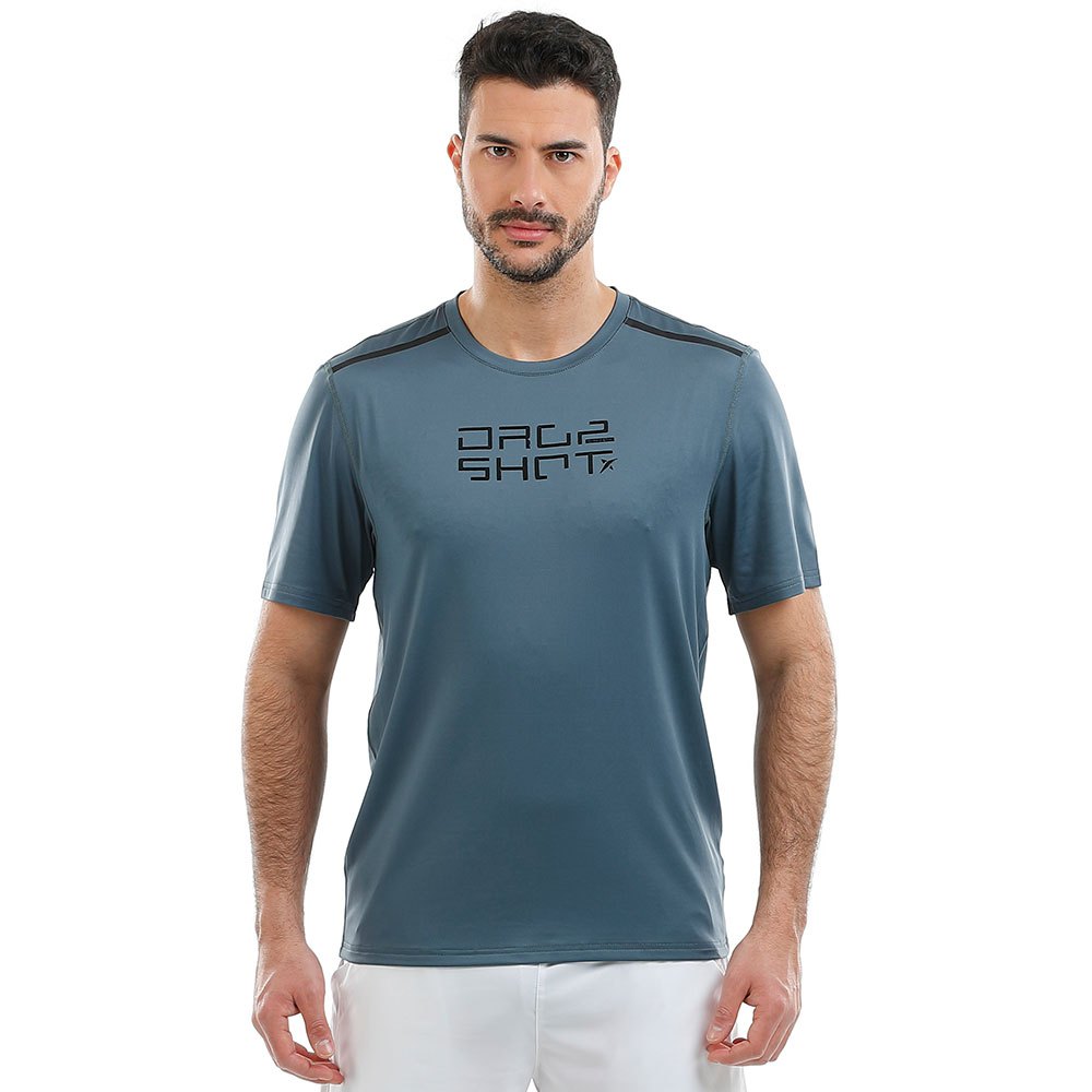Drop Shot Nur Short Sleeve T-shirt Grau XL Mann von Drop Shot