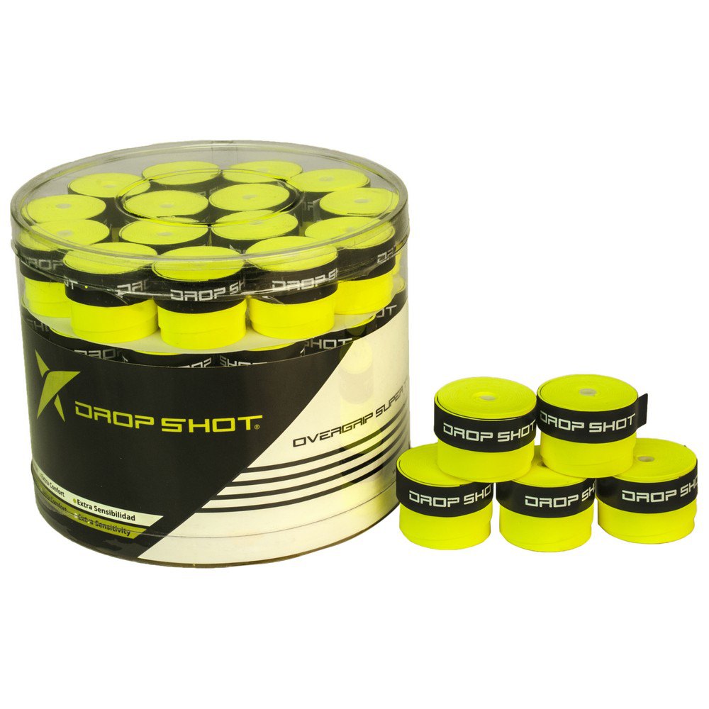 Drop Shot Super Tacky Padel Overgrip 60 Units Gelb von Drop Shot