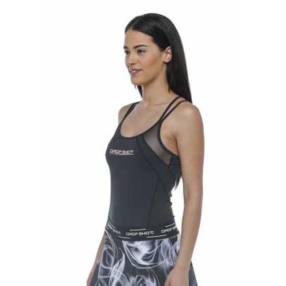 Drop Shot Zafiro Sleeveless T-shirt Schwarz M Frau Drop Shot Zafiro Sleeveless T-shirt Schwarz M Frau von Drop Shot