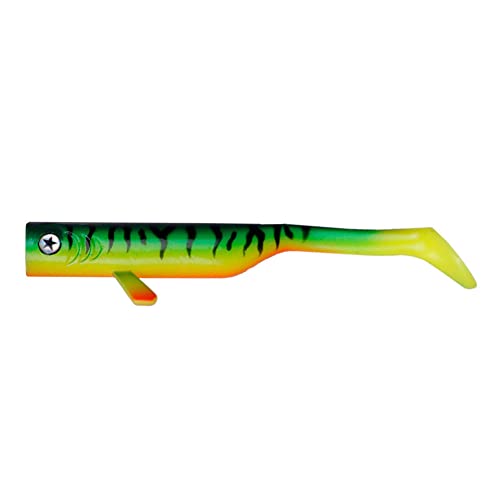 LMAB Drunk Bait 8, 12, 16 & 20 cm - Gummifisch Angelköder - Gummiköder für: Zander, Barsch & Hecht - Zanderköder Barschköder Hechtköder (16 cm, Tropicana Tina) von LMAB