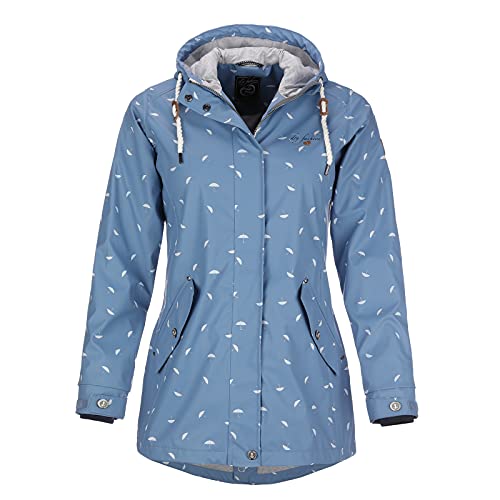 Dry Fashion Damen Regenmantel Wyk Funktionsmantel Parka, Größe:44, Farbe:blau Dry Fashion Damen Regenmantel Wyk Funktionsmantel Parka, Größe:44, Farbe:blau von Dry Fashion