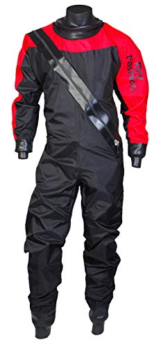 Dry Fashion Unisex Trockenanzug Sailing Standard Nylon, Farbe:schwarz/rot, Größe:L Dry Fashion Unisex Trockenanzug Sailing Standard Nylon, Farbe:schwarz/rot, Größe:L von Dry Fashion