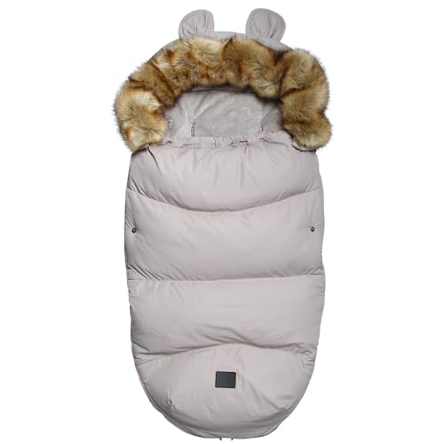 Dsoar Kinderwagen Fußsack Universal Winter Warm Baby Schlafsack Outdoor Wasserdicht und Winddicht, Geeignet für Kinderwagen, Buggy, Babybett von Dsoar