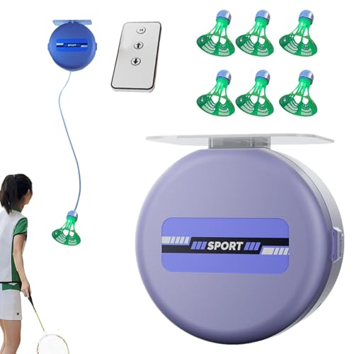 Dtaigou Badminton-Rebound-Trainer, Badminton-Trainingsgerät - Badminton-Solo-Trainingsgerät | Verstellbares Badminton-Solo-Trainingsgerät, Badminton-Trainergerät für Damen und Herren Dtaigou Badminton-Rebound-Trainer, Badminton-Trainingsgerät - Badminton-Solo-Trainingsgerät | Verstellbares Badminton-Solo-Trainingsgerät, Badminton-Trainergerät für Damen und Herren von Dtaigou