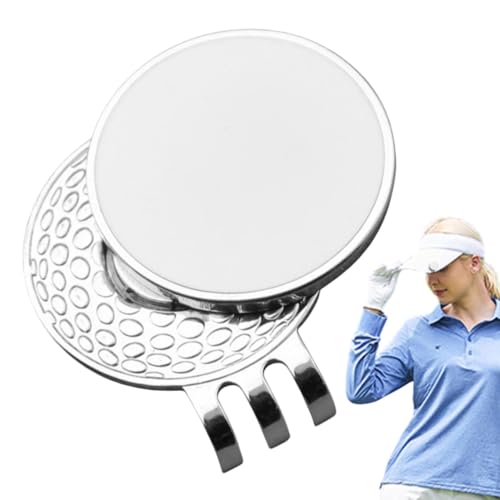 Dtaigou Golfball-Marker-Hutclip, Metall-Golfball-Marker | Magnetischer Golfballmarker für Herren und Damen | Tragbares On-Course-Golfzubehör, dekoratives Golfballmarkierungswerkzeug für den Freund von Dtaigou