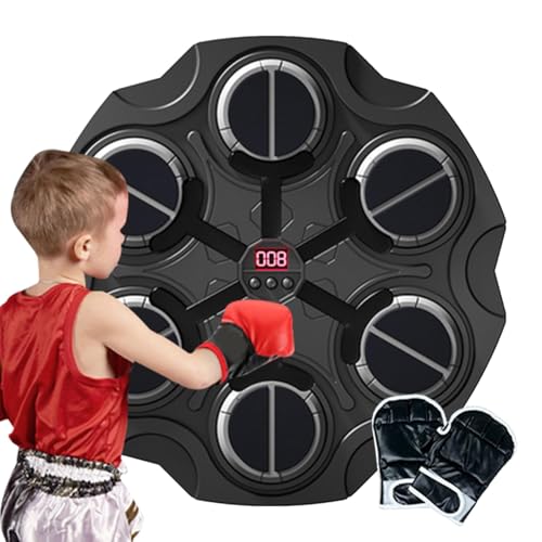 Dtaigou Musik-Boxmaschine, Boxmaschine zur Wandmontage, intelligente Musik-Boxmaschine mit Boxhandschuhen, Wandmontage-Boxspiel, für Heimübungen für Erwachsene und Kinder Dtaigou Musik-Boxmaschine, Boxmaschine zur Wandmontage, intelligente Musik-Boxmaschine mit Boxhandschuhen, Wandmontage-Boxspiel, für Heimübungen für Erwachsene und Kinder von Dtaigou
