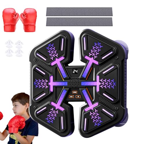 Dtaigou Musik-Stanzmaschine, Stanzmaschine für Wand | Boxtrainingsgerät mit Musik,Box-Schlagausrüstung, multifunktionaler Boxtrainer für Sport, Unterhaltung Dtaigou Musik-Stanzmaschine, Stanzmaschine für Wand | Boxtrainingsgerät mit Musik,Box-Schlagausrüstung, multifunktionaler Boxtrainer für Sport, Unterhaltung von Dtaigou