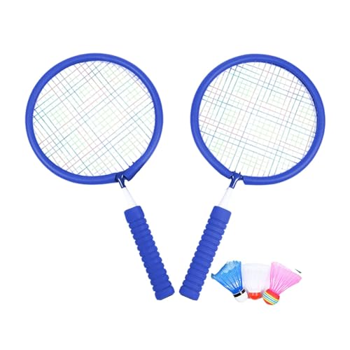 Dtaigou Schlägersportspielzeug,Badmintonschläger für Kinder,Strand-Rasen-Yard-Badminton-Set | Leichtes Schläger-Strandspiel-Spielzeugset inklusive 3X Badminton für den Innen- und Außenbereich von Dtaigou