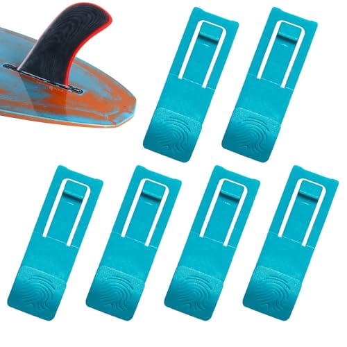Surfbrett-Fin-Befestigung | Ersatz-Surfbrett-Flossen-Basisstift, 6 Stück Flossen-Surfbrett-Befestigung BWatershed-Clip für verbessertes Surfbrett-Flossen-Ersatzzubehör, für SUP-Board, aufblasbares Surfbrett-Fin-Befestigung | Ersatz-Surfbrett-Flossen-Basisstift, 6 Stück Flossen-Surfbrett-Befestigung BWatershed-Clip für verbessertes Surfbrett-Flossen-Ersatzzubehör, für SUP-Board, aufblasbares von Dtaigou
