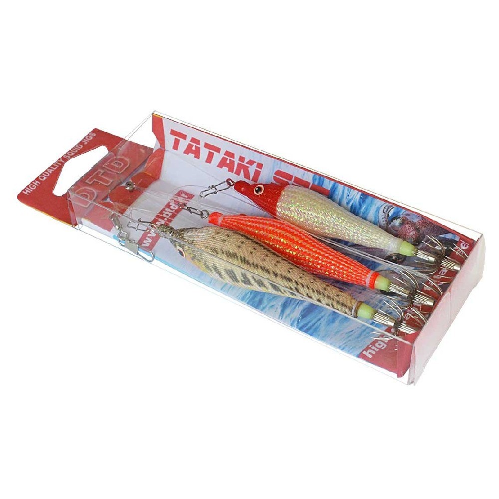 Dtd Tataki Mini Set 0.8-1.0-1.5 Squid Jig Rot Dtd Tataki Mini Set 0.8-1.0-1.5 Squid Jig Rot von Dtd