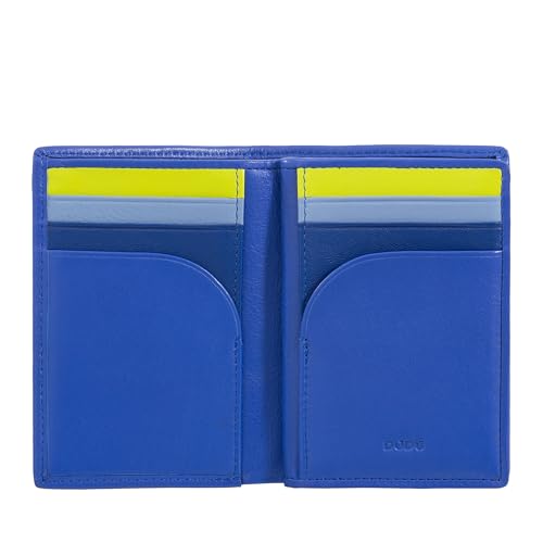 DUDU Herren-RFID-Technologie Leder Brieftasche, kleine Bifold Brieftasche mit ID-Fenster, 9 Kreditkartenfächer, Banknotenhalter Kornblume DUDU Herren-RFID-Technologie Leder Brieftasche, kleine Bifold Brieftasche mit ID-Fenster, 9 Kreditkartenfächer, Banknotenhalter Kornblume von DuDu