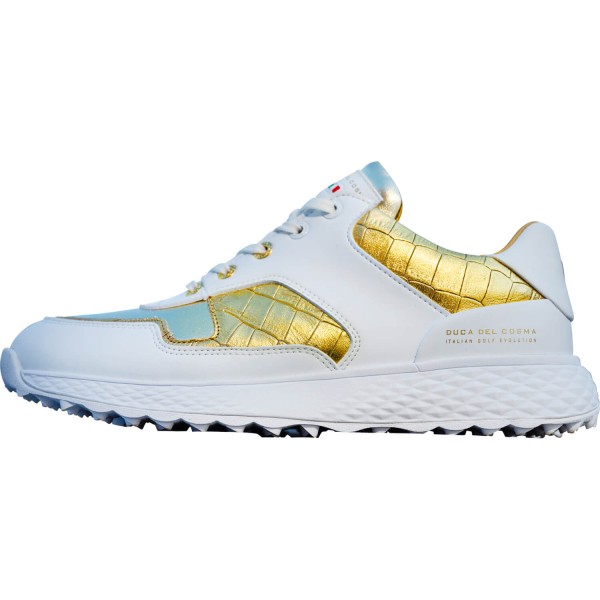 Duca del Cosma del Cosma Golfschuhe Padova gold von Duca del Cosma