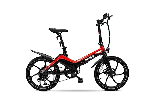 DUCATI MG20, Unisex-Erwachsene City-Elektrofahrrad, 20 Zoll, Rot, Einheitsgröße DUCATI MG20, Unisex-Erwachsene City-Elektrofahrrad, 20 Zoll, Rot, Einheitsgröße von Ducati