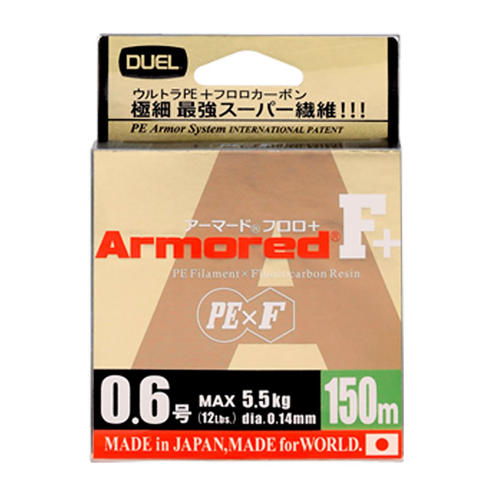 Duel Armored F+ 150 M Braided Line Golden 0.400 mm Duel Armored F+ 150 M Braided Line Golden 0.400 mm von Duel