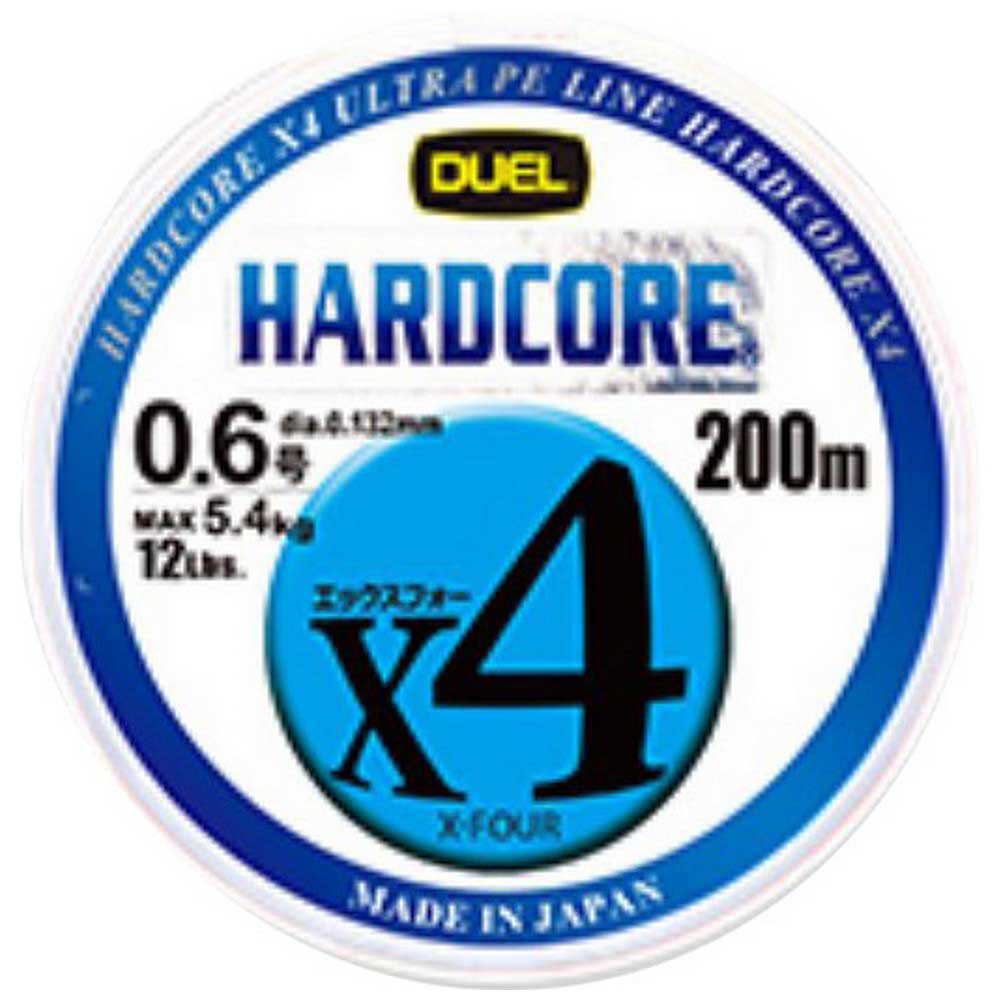 Duel Hardcore X4 Braided Line 200 M Blau 20 Lbs Duel Hardcore X4 Braided Line 200 M Blau 20 Lbs von Duel