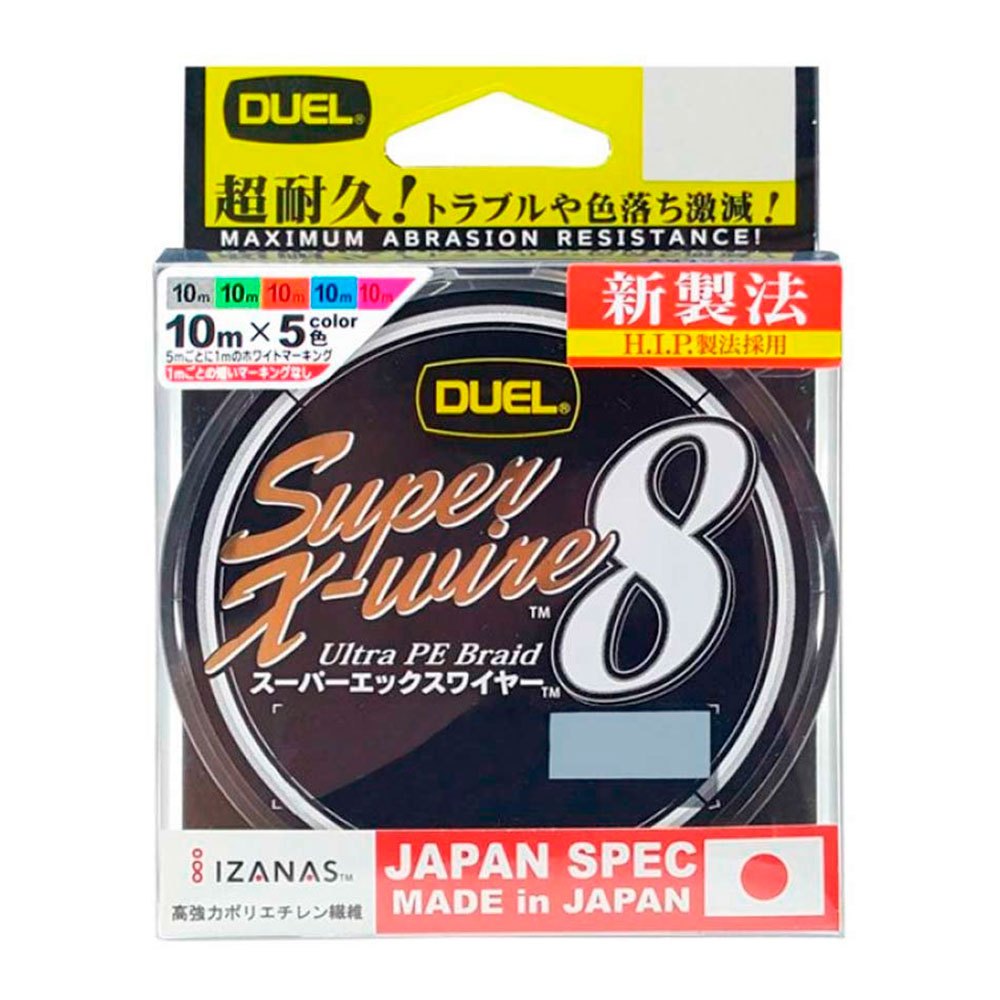 Duel Super X-wire 8 Braided Line 200 M Mehrfarbig 0.240 mm Duel Super X-wire 8 Braided Line 200 M Mehrfarbig 0.240 mm von Duel