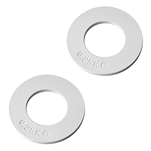Duendhd 2X Bruchteil Gewichte Bruchteil Gewichte Mini Hantel Scheiben Kraft Platten Genaue Festplatte Zubehör Weiß 0,25 Kg Duendhd 2X Bruchteil Gewichte Bruchteil Gewichte Mini Hantel Scheiben Kraft Platten Genaue Festplatte Zubehör Weiß 0,25 Kg von Duendhd