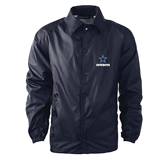 Dunbrooke Apparel NFL Dallas Cowboys Herren Coaches Windbreaker Jacke, 2X, Marineblau Dunbrooke Apparel NFL Dallas Cowboys Herren Coaches Windbreaker Jacke, 2X, Marineblau von Dunbrooke Apparel