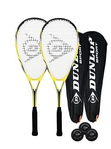 2 x Dunlop nanomax Ti Squash Speler + tasje beschermhoes 2 x Dunlop nanomax Ti Squash Speler + tasje beschermhoes von Dunlop Sports
