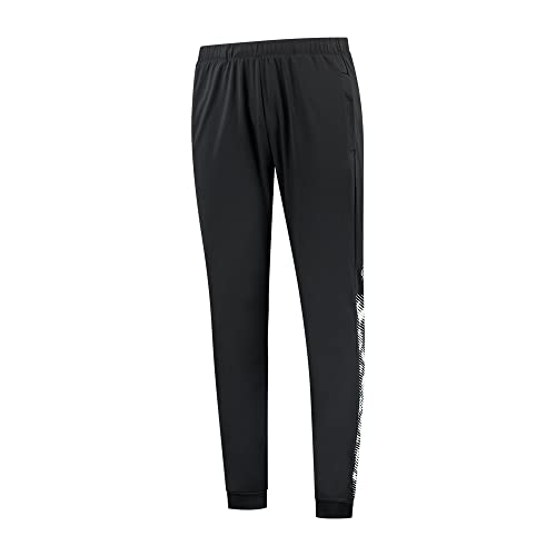 DUNLOP Herren PRACTICE TRACKSUIT PANT, Sport Tennis Hose, Schwarz von DUNLOP