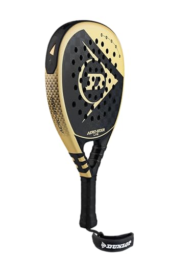 Dunlop Padelschläger Aero-Star Lite (2023), Schwarz/Gold Dunlop Padelschläger Aero-Star Lite (2023), Schwarz/Gold von DUNLOP