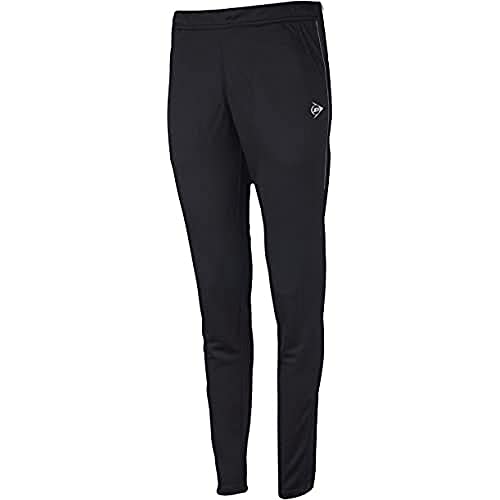 DUNLOP Damen Sport Tennis Trainingshose – Club Line, Knitted Pant, Schwarz DUNLOP Damen Sport Tennis Trainingshose – Club Line, Knitted Pant, Schwarz von DUNLOP