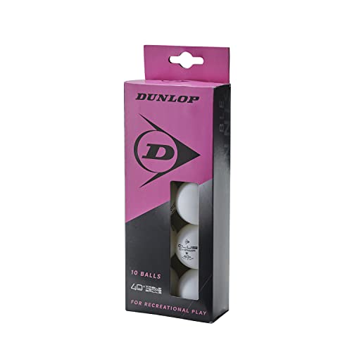 DUNLOP 10er 40+ Tischtennis Bälle Weiß, Einsteiger Trainingsbälle DUNLOP 10er 40+ Tischtennis Bälle Weiß, Einsteiger Trainingsbälle von DUNLOP