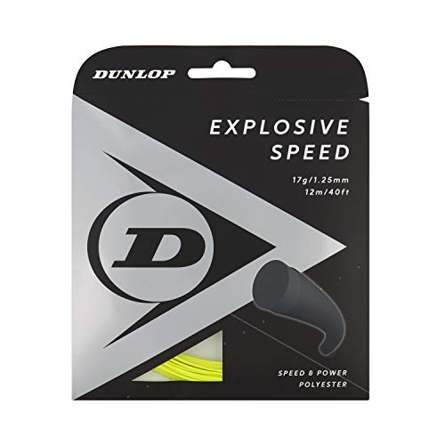 Dunlop Unisex-Adult Explosive Speed Tennis Racket String, Yellow, One Size Dunlop Unisex-Adult Explosive Speed Tennis Racket String, Yellow, One Size von DUNLOP