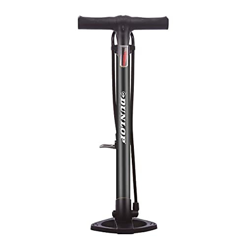 Dunlop Fahrradpumpe mit Doppelventil - Luftpumpe Fahrrad mit 2 Adaptern - für Alle Ventile - Dunlop, Presta und Schrader Ventil - Pumpe 12 Bar/180PSI - Kunststoff - Schwarz Dunlop Fahrradpumpe mit Doppelventil - Luftpumpe Fahrrad mit 2 Adaptern - für Alle Ventile - Dunlop, Presta und Schrader Ventil - Pumpe 12 Bar/180PSI - Kunststoff - Schwarz von DUNLOP