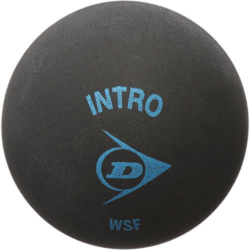 Dunlop Intro Squashball, Schwarz, Einheitsgröße von DUNLOP