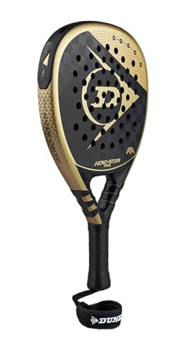 Dunlop Padelschläger Aero-Star Pro (2023), Schwarz/Gold von DUNLOP