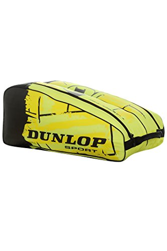 Dunlop Schlägertaschen Revolution NT 6-Racket Bag, Neongelb, 80 x 35 x 35 cm, 1 Liter, 817190 von DUNLOP