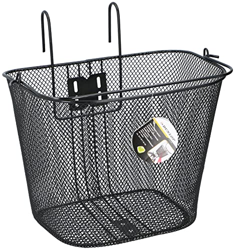 Dunlop Fahrrad Korb 22L - Fahrradkorb Vorne - Lenkerkorb Fahrrad 35 x 24,5 x 26 cm - Korb für Elektrofahrräder und Fahrrad Frauen - Fahrrad Zubehör - Metall - Schwarz Dunlop Fahrrad Korb 22L - Fahrradkorb Vorne - Lenkerkorb Fahrrad 35 x 24,5 x 26 cm - Korb für Elektrofahrräder und Fahrrad Frauen - Fahrrad Zubehör - Metall - Schwarz von DUNLOP