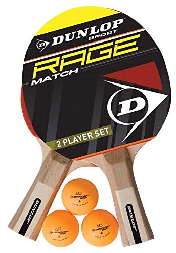 Dunlop Sport Ac Rage Match 2 Player Set Tennis Schläger, Black, 3 von DUNLOP