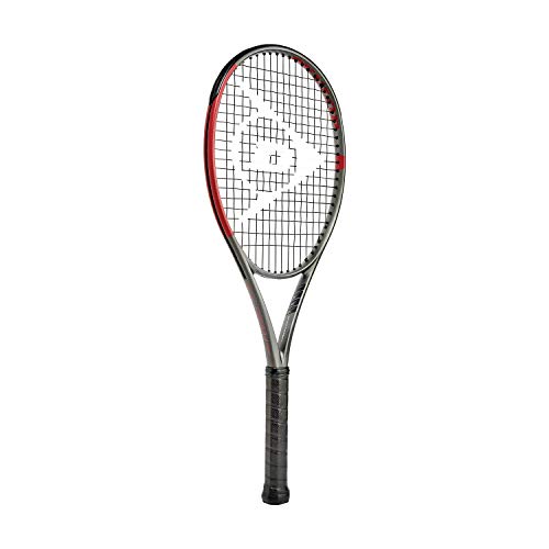 Dunlop Sports CX Team 265 Tennisschläger, vorbespannt, 3/8 Griff, rot/grau von Dunlop Sports