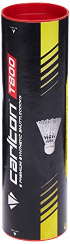 Dunlop Sports Carlton T-800 Fast Speed Badminton-Shuttle, Weiß von Dunlop Sports