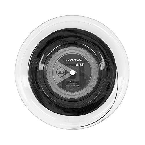 DUNLOP Explosive Bite Tennissaite, 17g-1.27mm, 200m Rolle, Schwarz DUNLOP Explosive Bite Tennissaite, 17g-1.27mm, 200m Rolle, Schwarz von DUNLOP