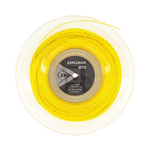 DUNLOP Explosive Bite Tennissaite, 17g-1.27mm, 200m Rolle, Gelb DUNLOP Explosive Bite Tennissaite, 17g-1.27mm, 200m Rolle, Gelb von DUNLOP
