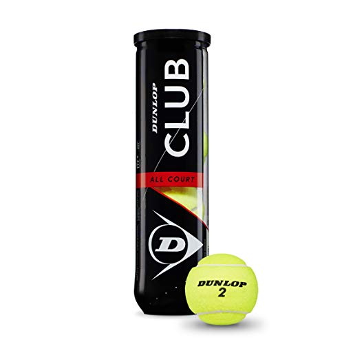 DUNLOP Tennisball Club All Court - für Sand, Hartplatz und Rasen (1x4er Dose) DUNLOP Tennisball Club All Court - für Sand, Hartplatz und Rasen (1x4er Dose) von DUNLOP