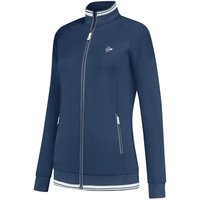 Dunlop Club Knitted Trainingsjacke Damen in dunkelblau, Größe: S von Dunlop