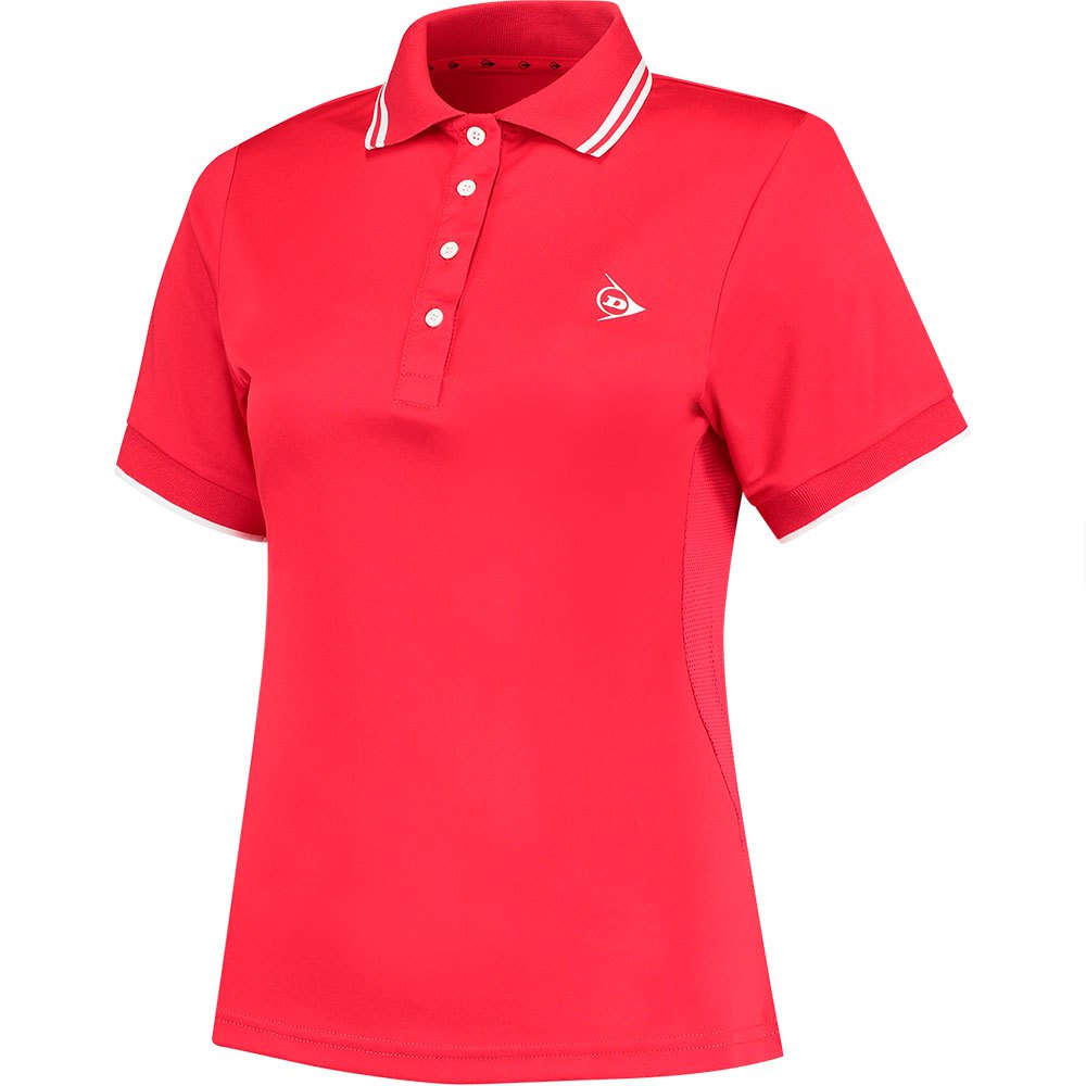 Dunlop Club Short Sleeve Polo Rot L Frau von Dunlop